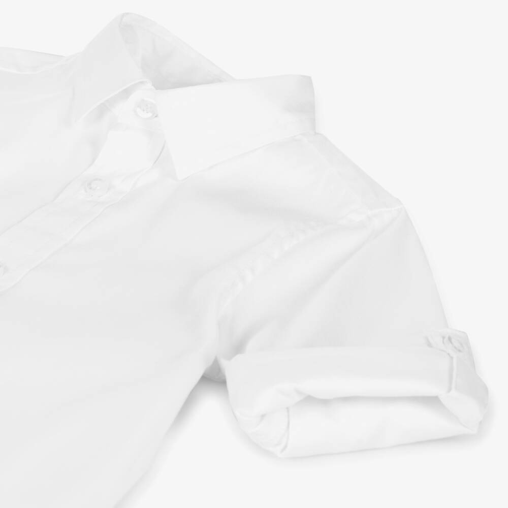 iDO Baby-Boys Classic Ivory Poplin Blouse | Childrensalon Outlet
