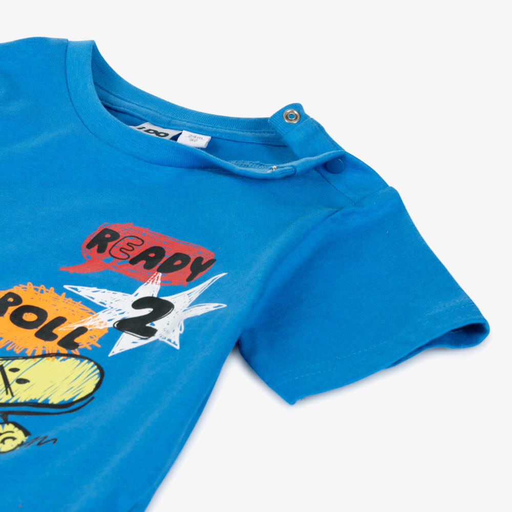 iDO Baby-Boys Cotton Tee with Skateboard Flair | Childrensalon Outlet