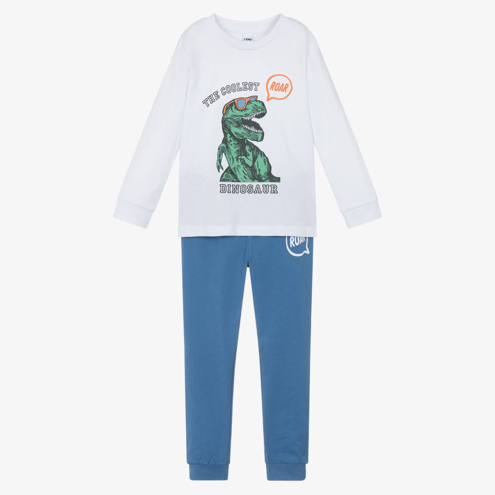 iDO Малыши-Пижама с динозаврами из хлопка для мальчиков | Childrensalon Outlet