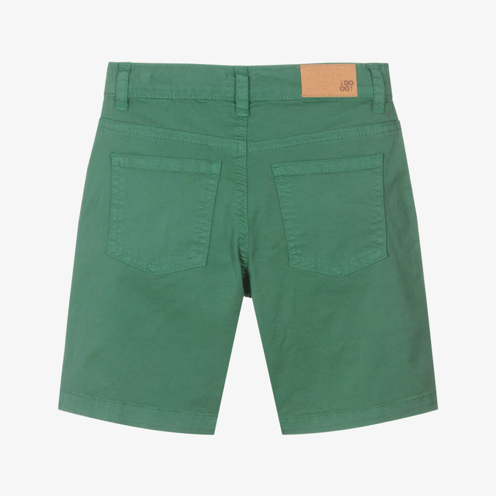 iDO Baby-Boys Easy-Fit Green Chino Shorts | Childrensalon Outlet