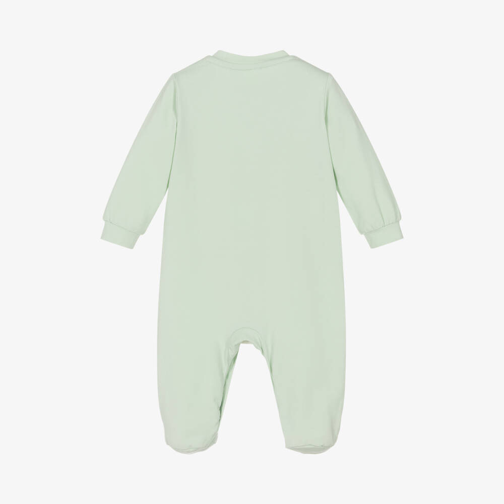 iDO Mini-بيجامة نوم قطنية زمردية للأولاد بطبعة ديناصور | Childrensalon Outlet