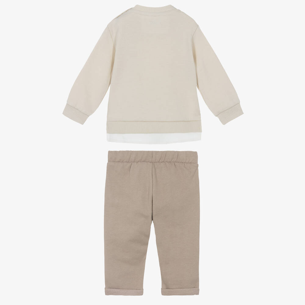 iDO-Boys Fluffy Bear Outfit Set | Childrensalon Outlet