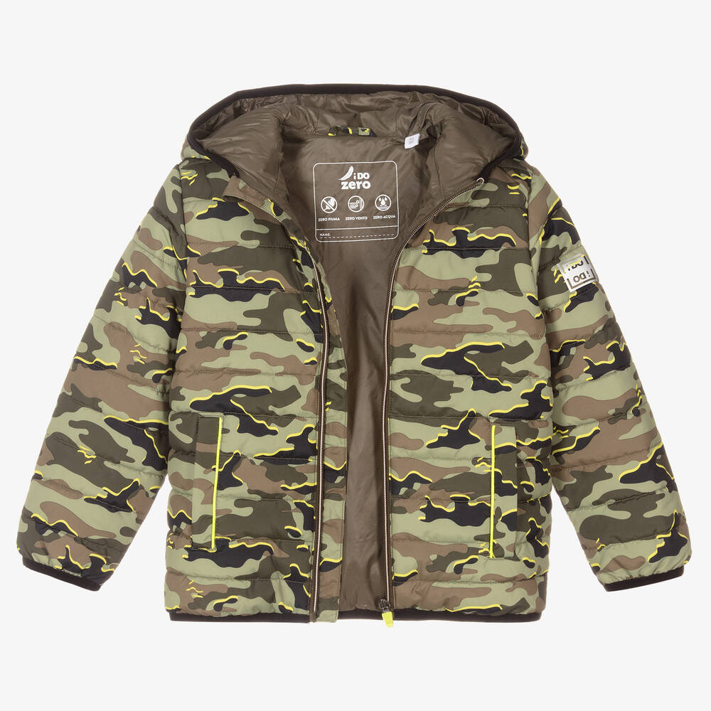 Camo boys coat hotsell