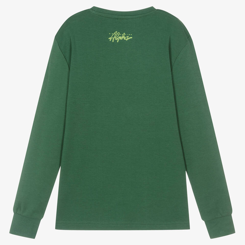 iDO Для младших-Зеленый хлопковый топ для мальчиков | Childrensalon Outlet