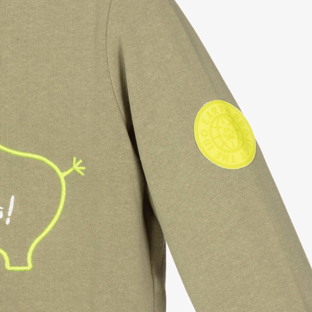 iDO Малыши-Boys Green Cotton Sweatshirt | Childrensalon Outlet