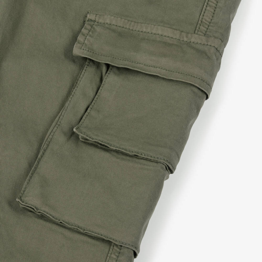 iDO-Boys Green Utility Trousers | Childrensalon Outlet