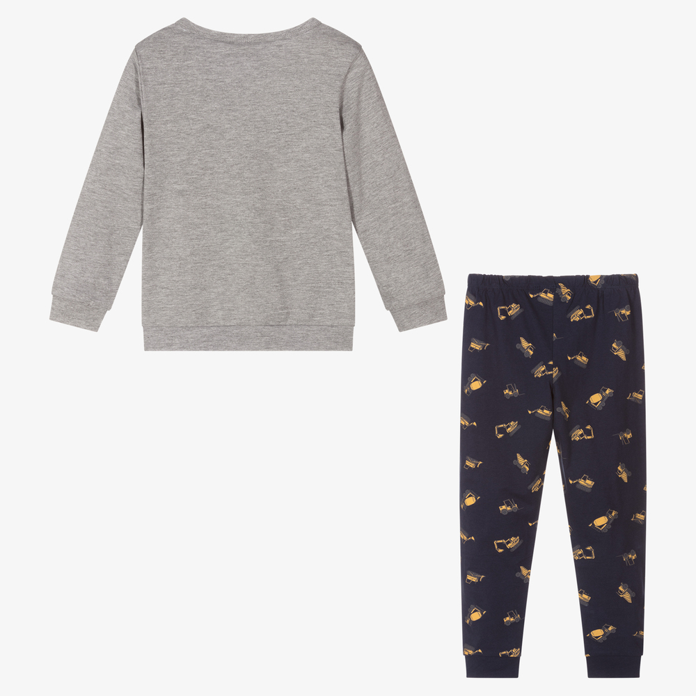 iDO Baby-Boys Grey & Blue Pyjamas | Childrensalon Outlet
