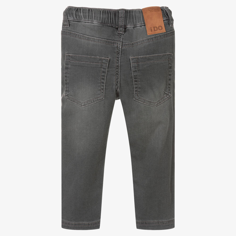 iDO Baby-جينز قطن دنيم لون رمادي للأولاد | Childrensalon Outlet