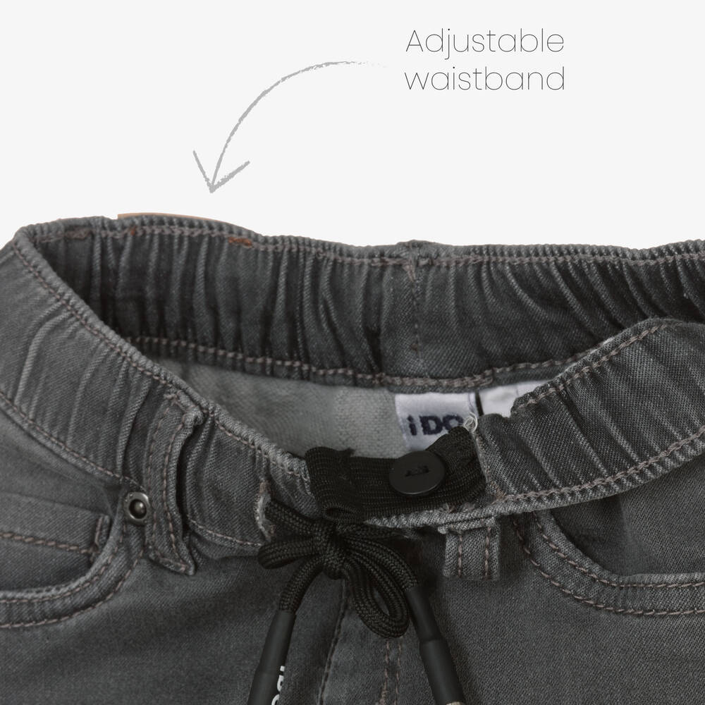 iDO Baby-جينز قطن دنيم لون رمادي للأولاد | Childrensalon Outlet