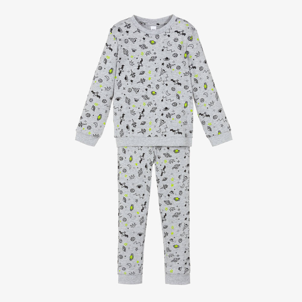 iDO-Boys Grey Gaming Print Pyjamas | Childrensalon Outlet