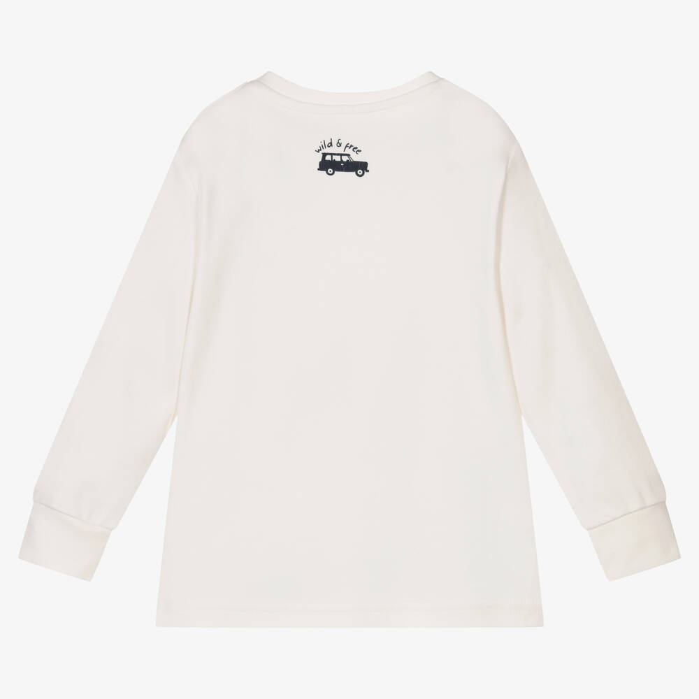 iDO Baby-توب قطن لون عاجي للأولاد | Childrensalon Outlet