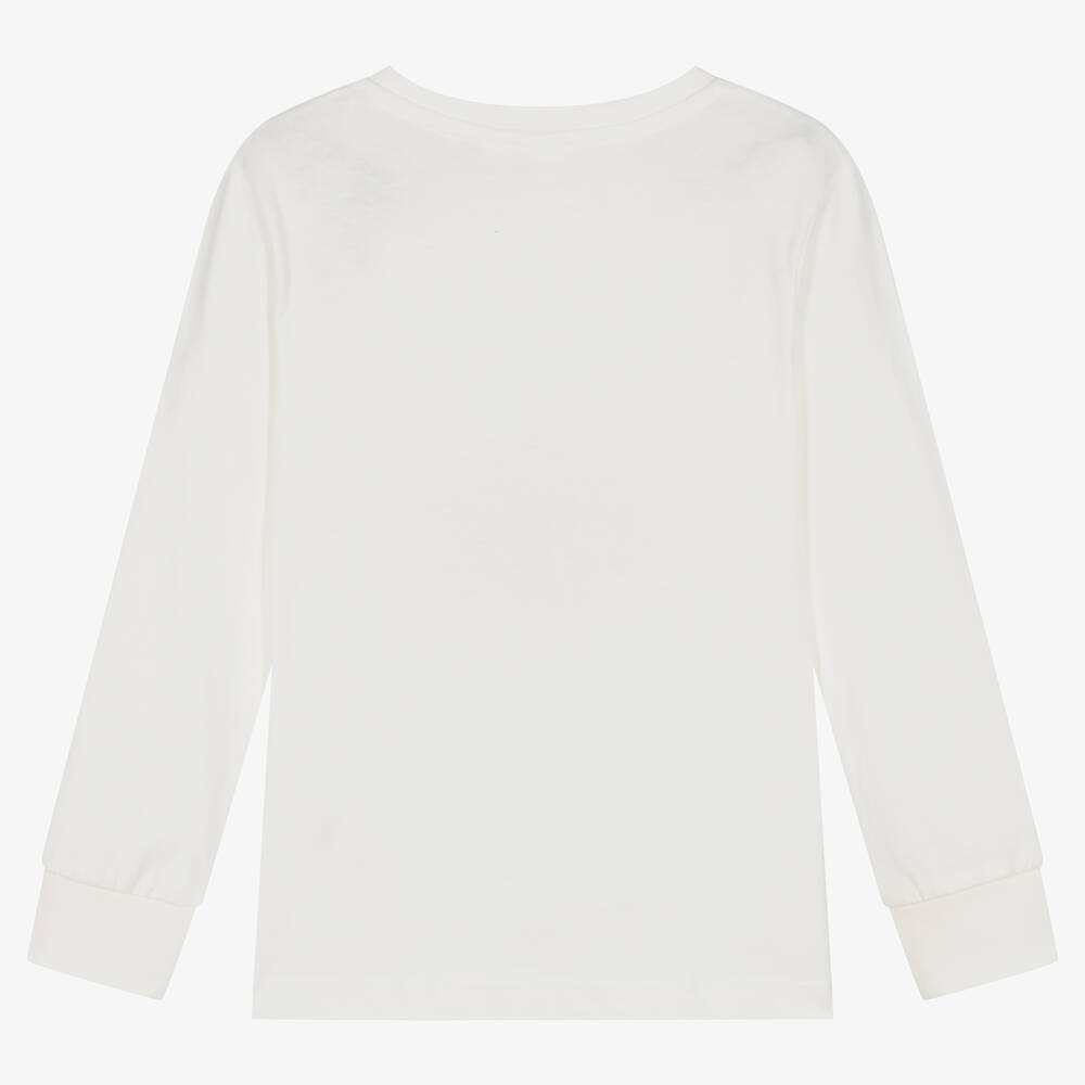 iDO Baby-Boys Ivory Cotton Dinosaur Top | Childrensalon Outlet