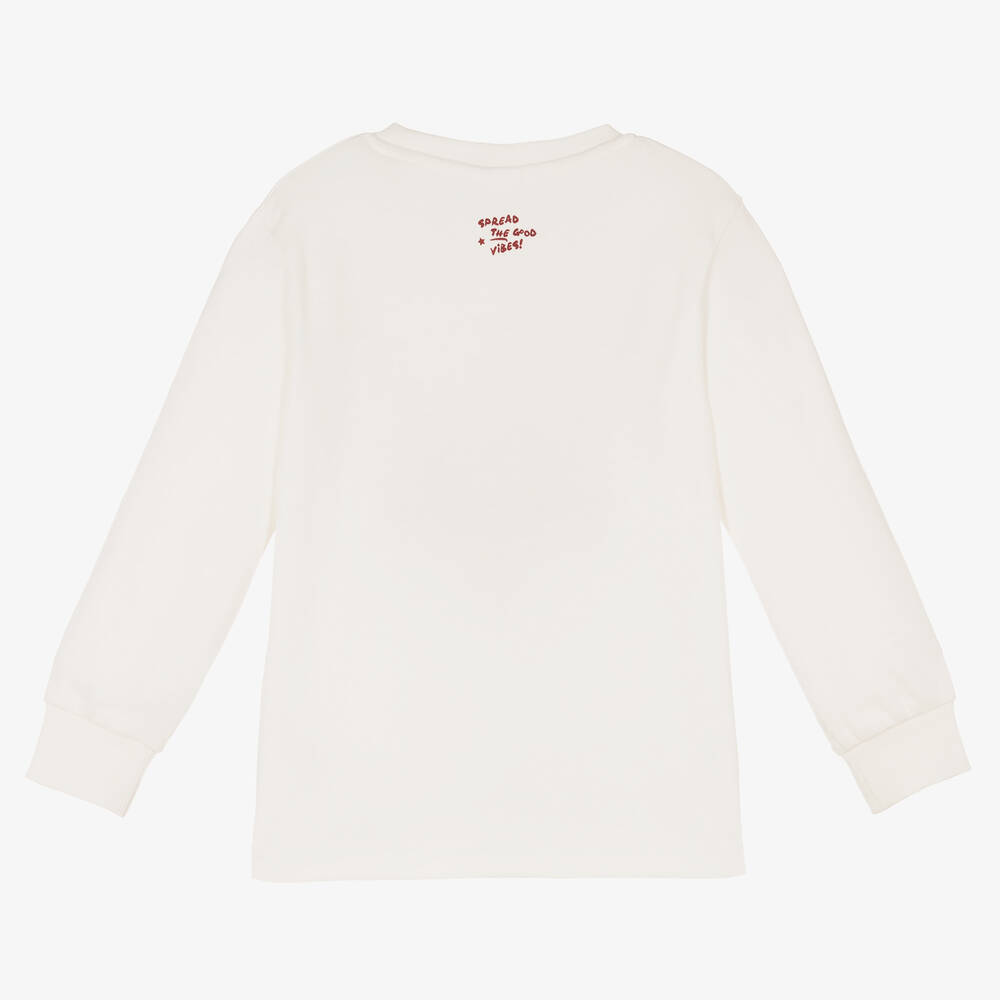 iDO Baby-Boys Ivory Cotton London Top | Childrensalon Outlet