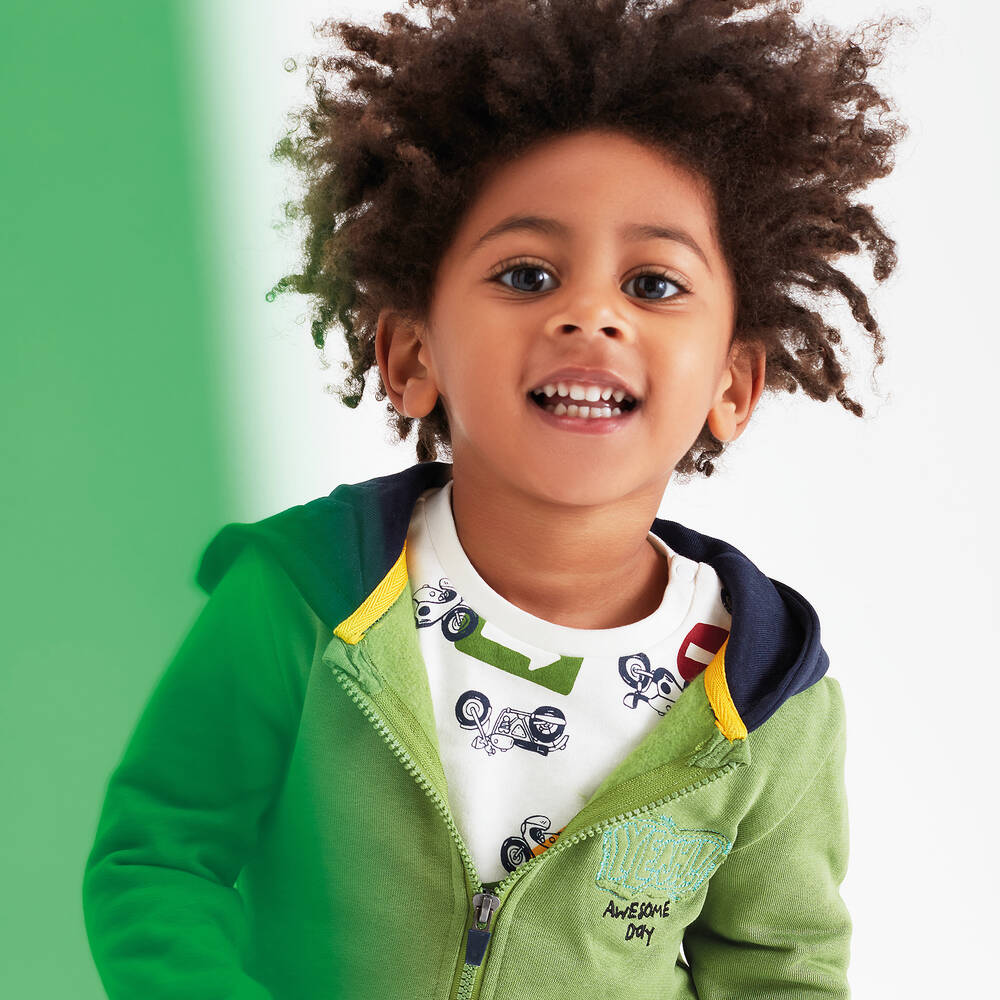 iDO Малыши-Кремовый топ с мотоциклами | Childrensalon Outlet