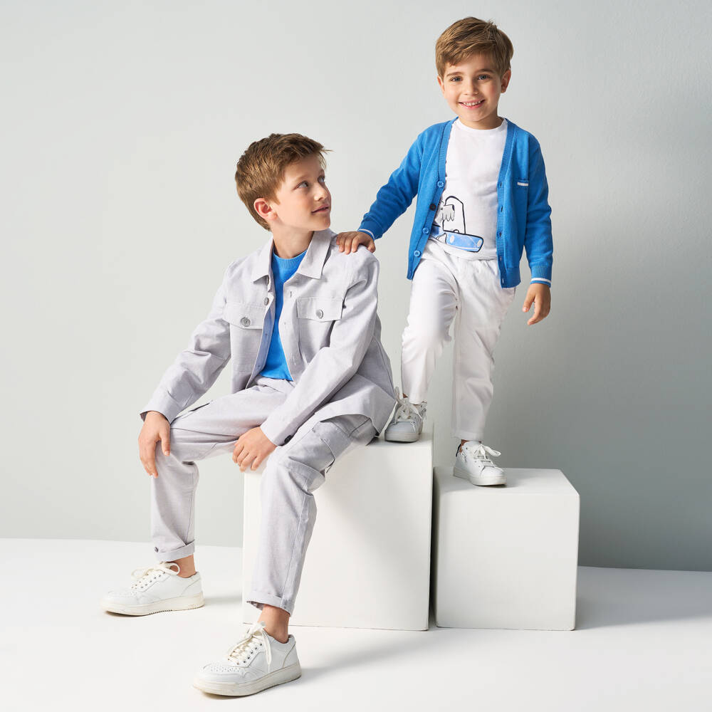 iDO Baby-Boys Ivory Cotton Tee Delight | Childrensalon Outlet