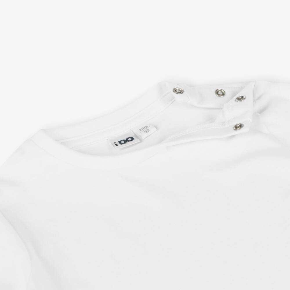 iDO Baby-Boys Ivory Cotton Tee Delight | Childrensalon Outlet