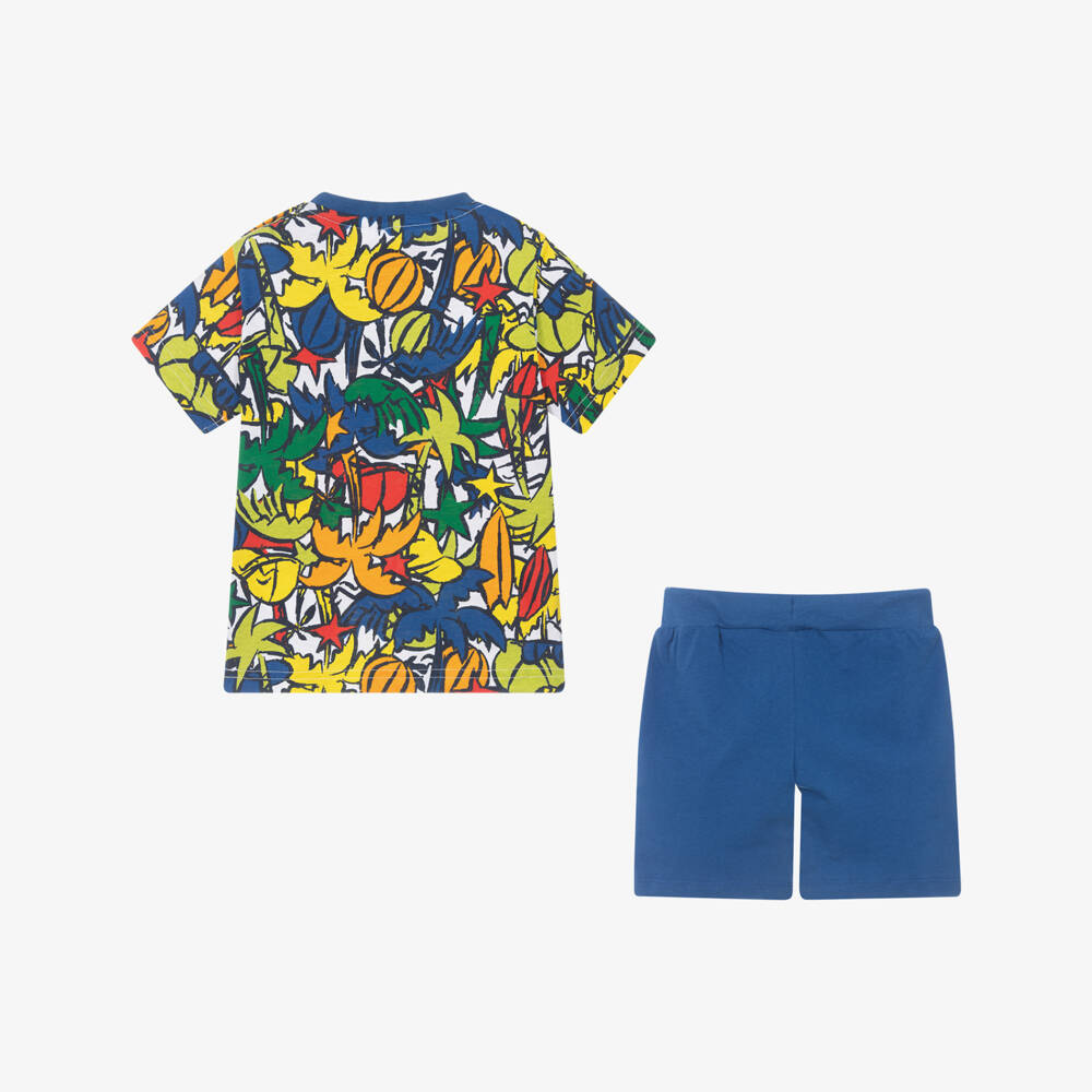 iDO Малыши-Комплект синих шорт для мальчиков Джунгли Приключение | Childrensalon Outlet