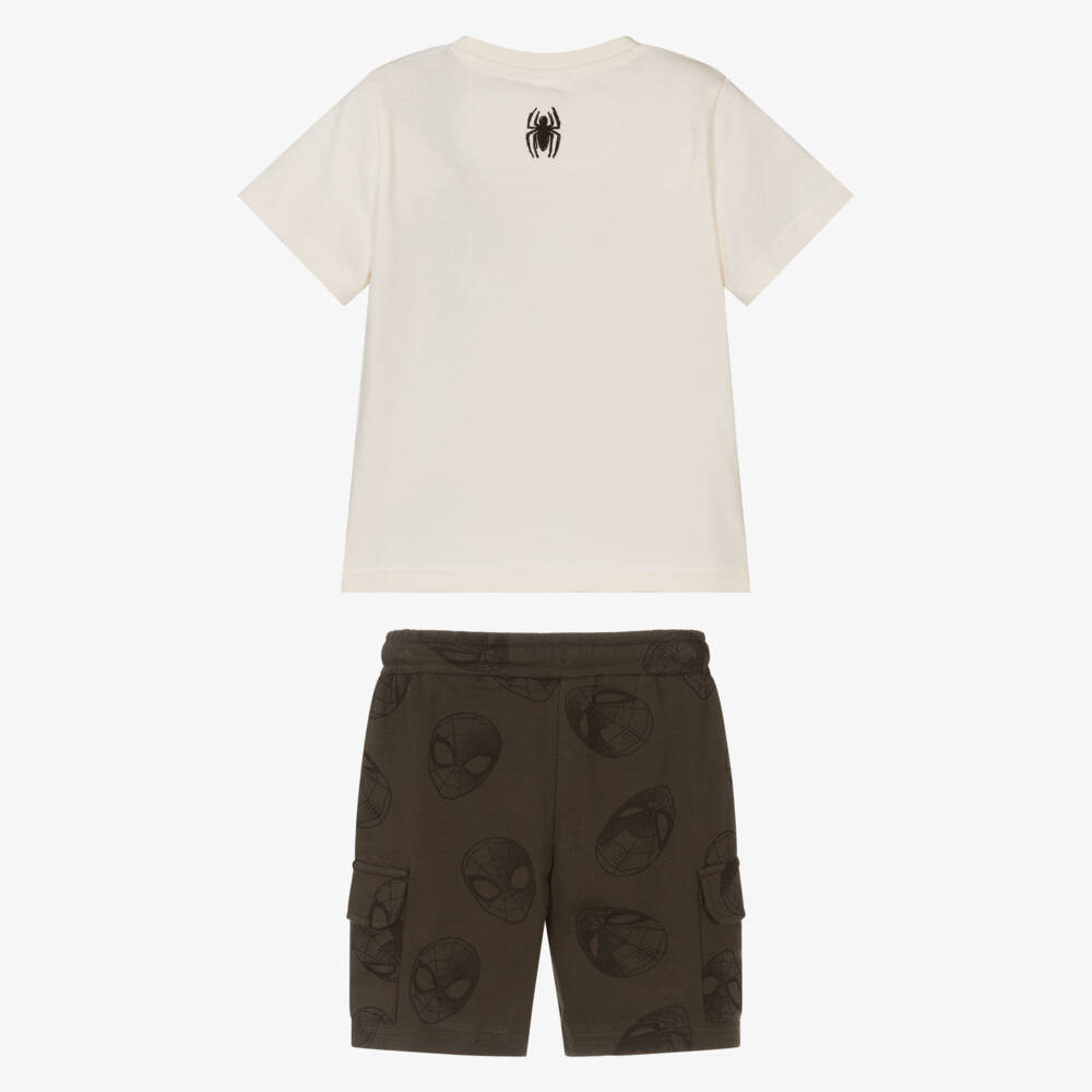 iDO Baby-Boys Marvel Hero Ivory Shorts Ensemble | Childrensalon Outlet