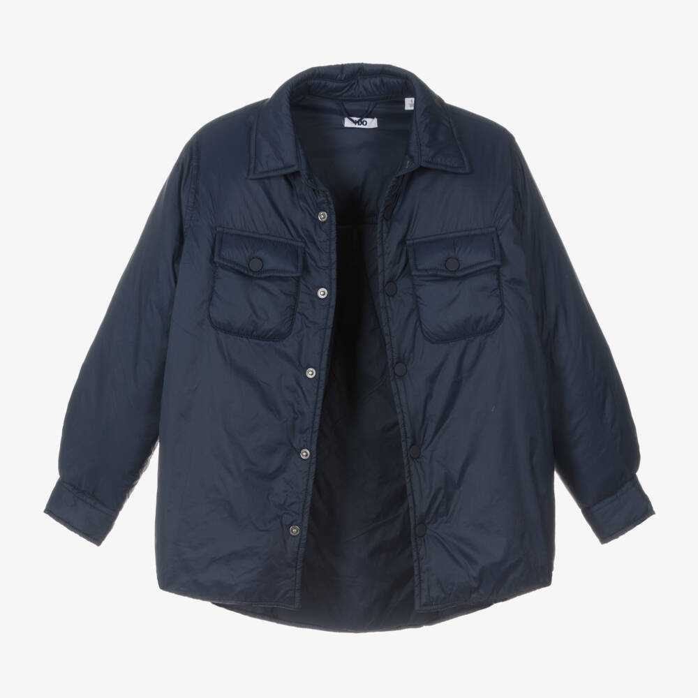 iDO Junior-Boys Midnight Silken Padded Jacket | Childrensalon Outlet