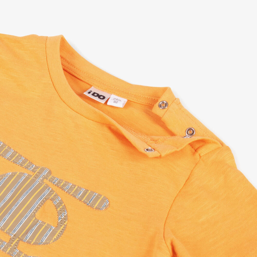 iDO Baby-Boys Orange Sky Limit Tee | Childrensalon Outlet