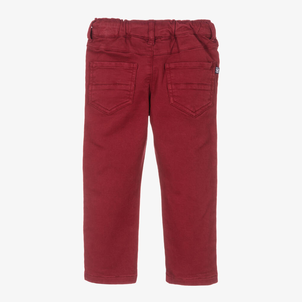 iDO Baby-Boys Red Chino Trousers | Childrensalon Outlet