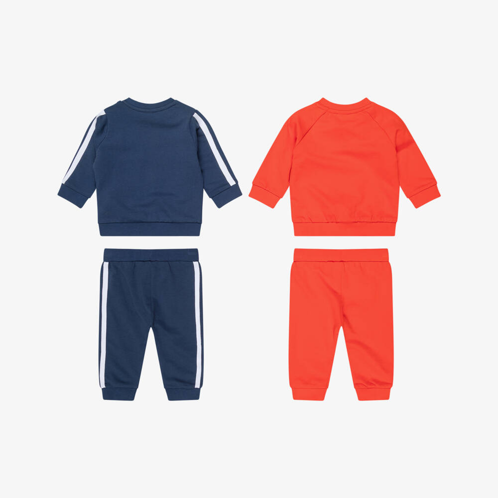iDO-Boys Red & Navy Blue Tiger Tracksuits (2 Pack) | Childrensalon Outlet