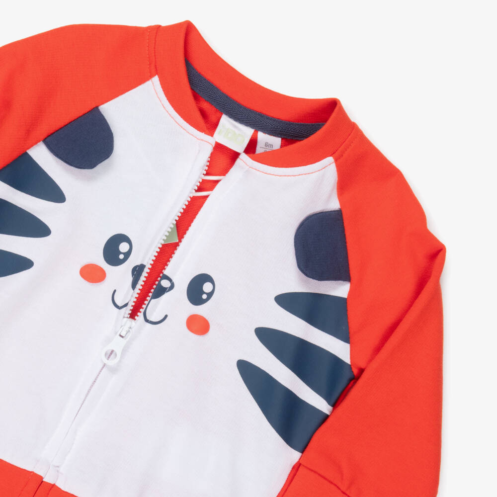 iDO-Boys Red & Navy Blue Tiger Tracksuits (2 Pack) | Childrensalon Outlet