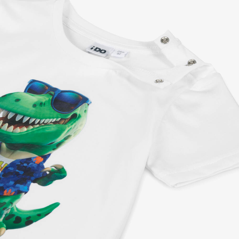 iDO Baby-Boys Soft Cotton Dino Tee | Childrensalon Outlet