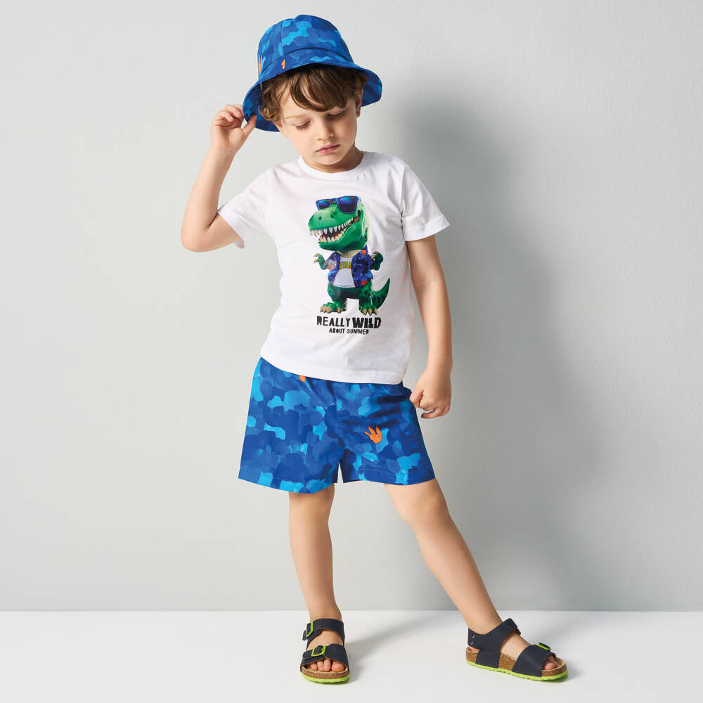 iDO Baby-Boys Soft Cotton Dino Tee | Childrensalon Outlet