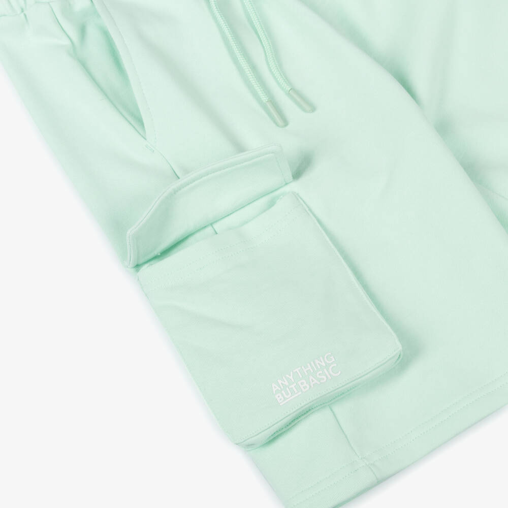iDO Junior-Boys Soft Green Cargo Shorts | Childrensalon Outlet