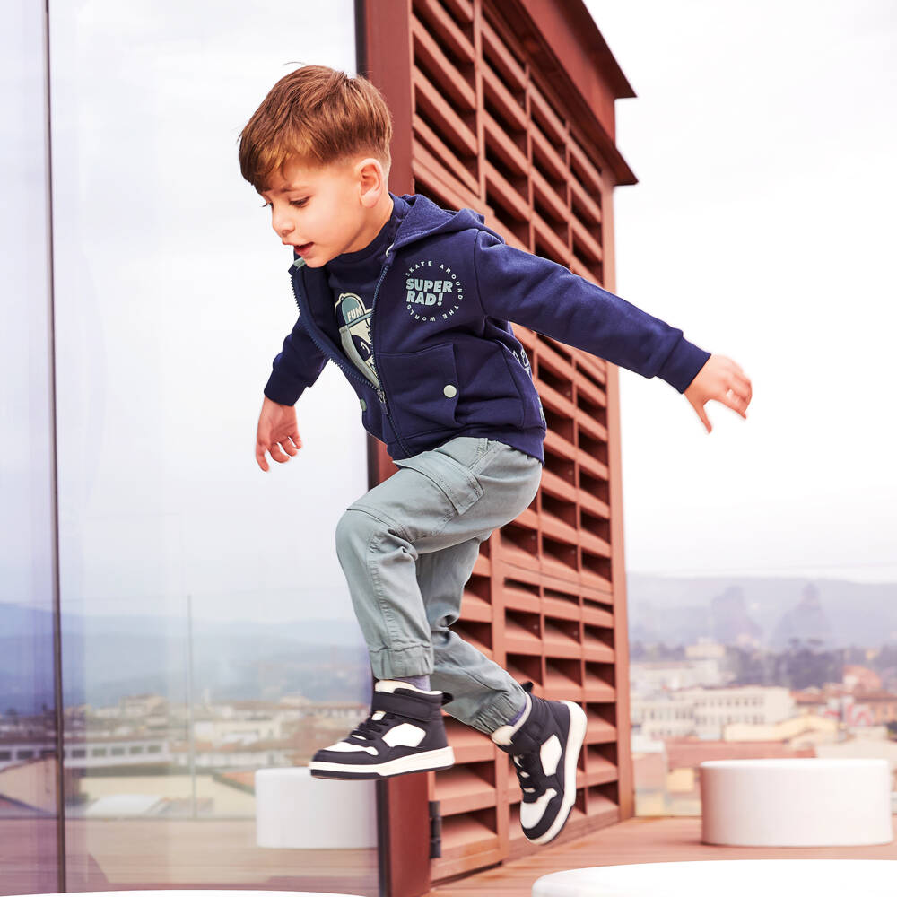iDO Baby-Boys Soft Green Cargo Trousers | Childrensalon Outlet