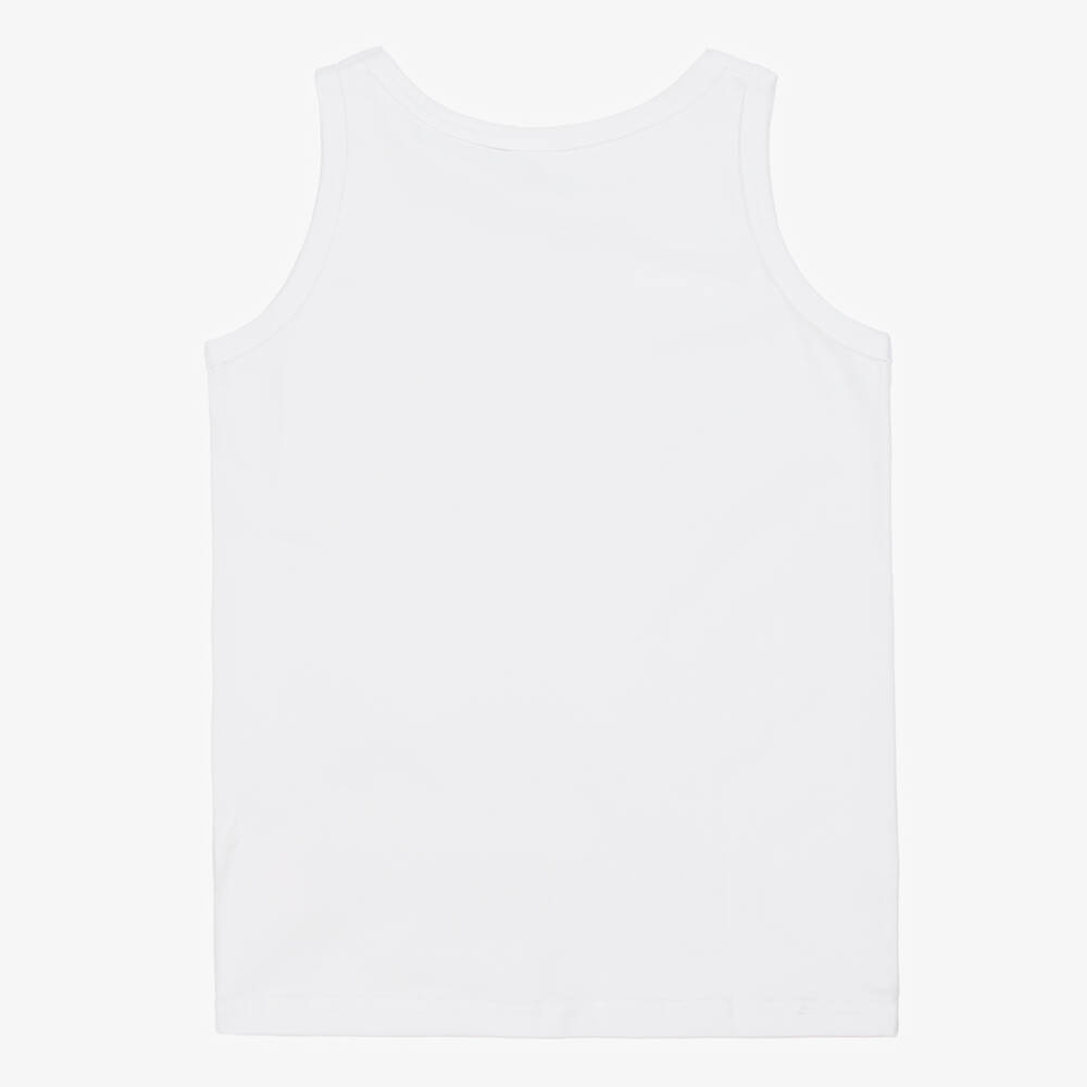 iDO Junior-Boys Soft White Knit Tank Duo | Childrensalon Outlet