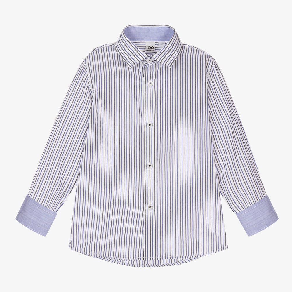 iDO Baby-Boys Striped Cotton Shirt | Childrensalon Outlet