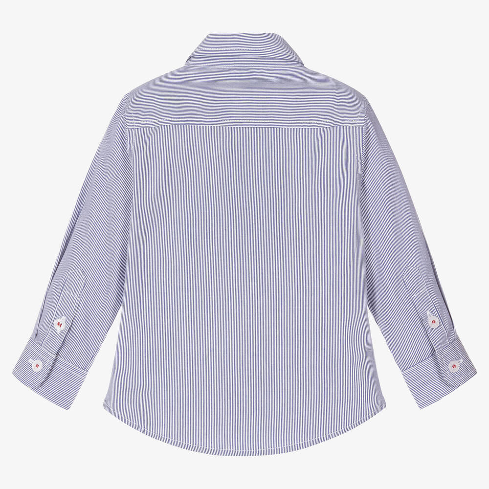 iDO Baby-Boys Striped Cotton Shirt | Childrensalon Outlet