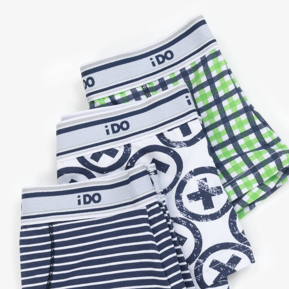 iDO Junior-مجموعة سراويل قطنية ثلاثية الألوان للأولاد | Childrensalon Outlet