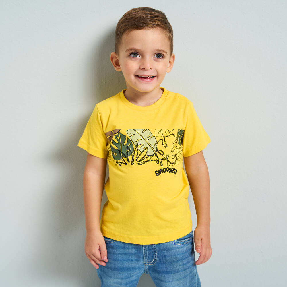 iDO Baby-Boys Tropical Adventure Cotton Tee | Childrensalon Outlet