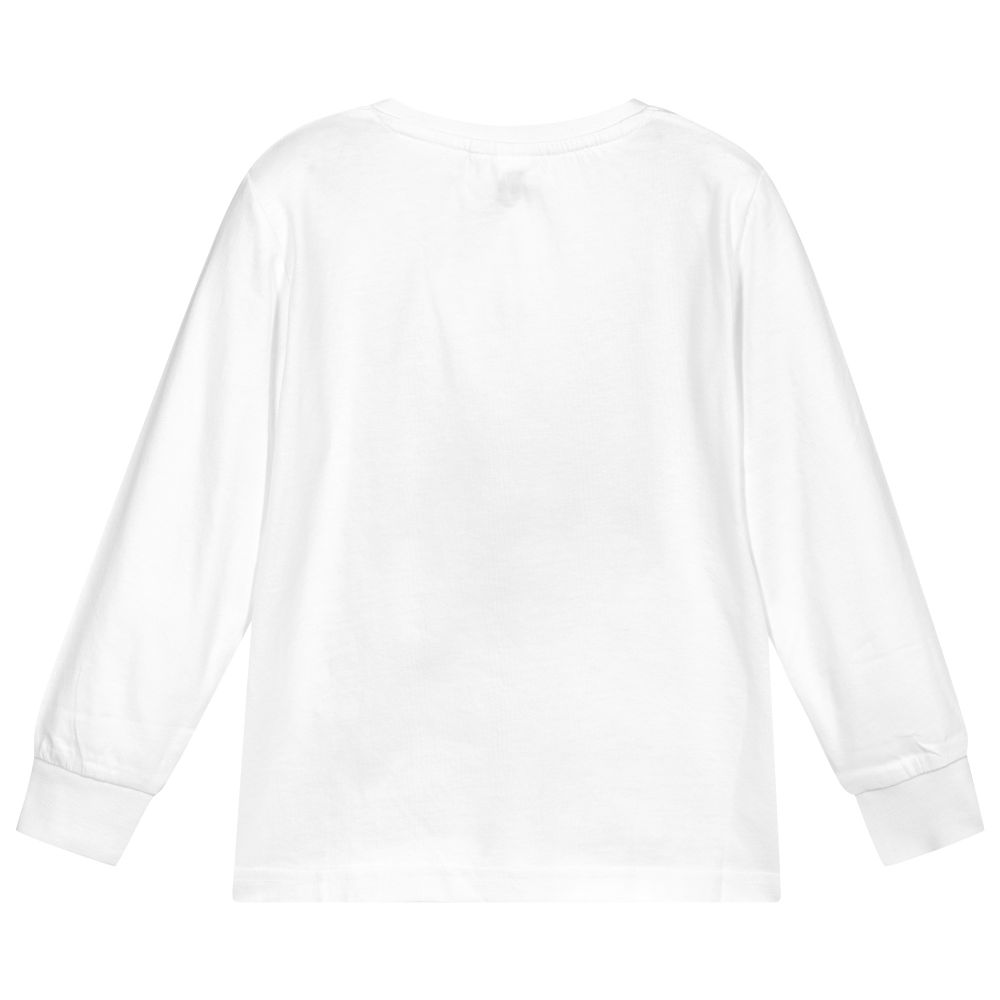 iDO Baby-Boys White Cotton Top | Childrensalon Outlet