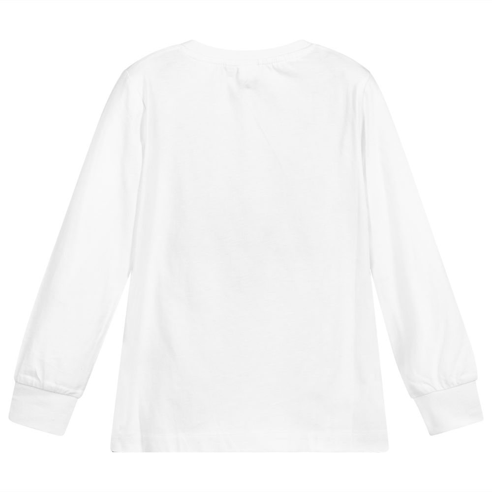 iDO Baby-Boys White Cotton Top | Childrensalon Outlet