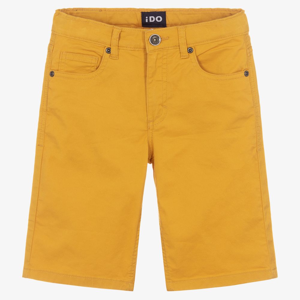 iDO Junior - Boys Yellow Bermuda Shorts | Childrensalon