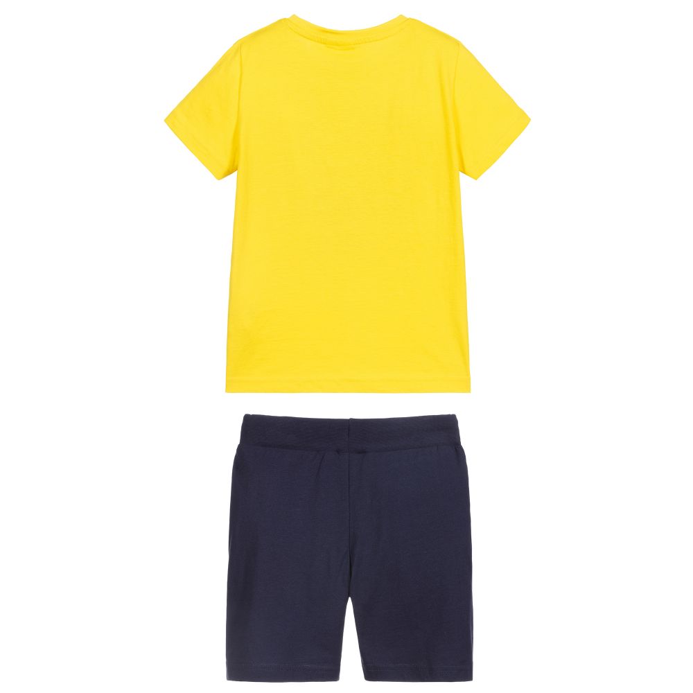 iDO Baby-Boys Yellow Cotton Shorts Set | Childrensalon Outlet