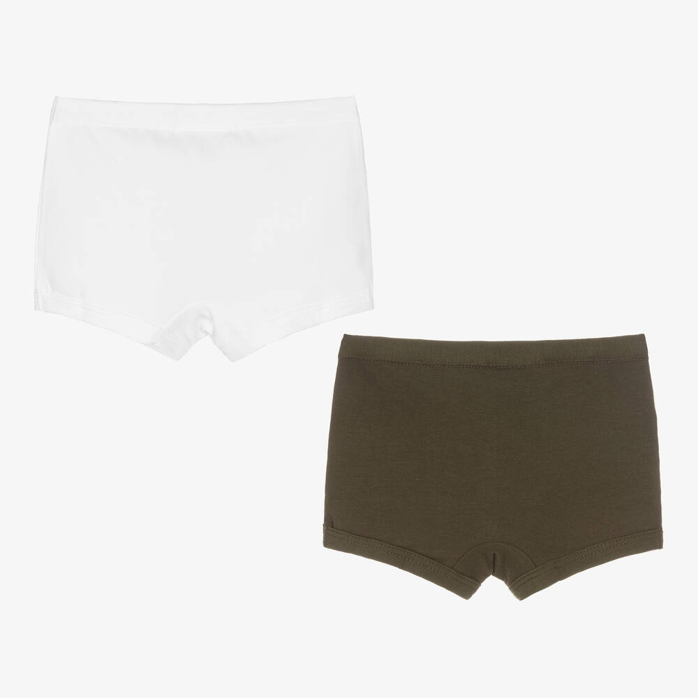 آي دو Junior-Cotton Boxer Shorts (2 Pack) | Childrensalon Outlet