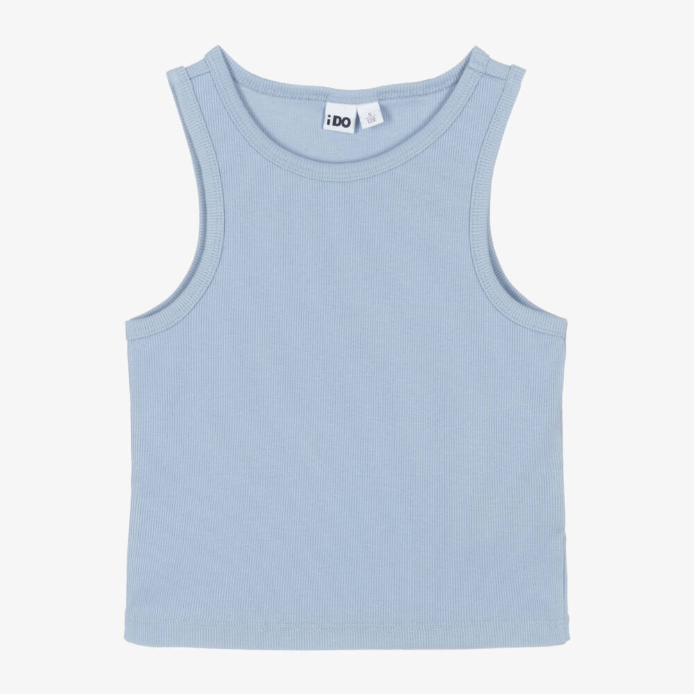 iDO Junior-Girls Azure Knit Sleeveless Top | Childrensalon Outlet