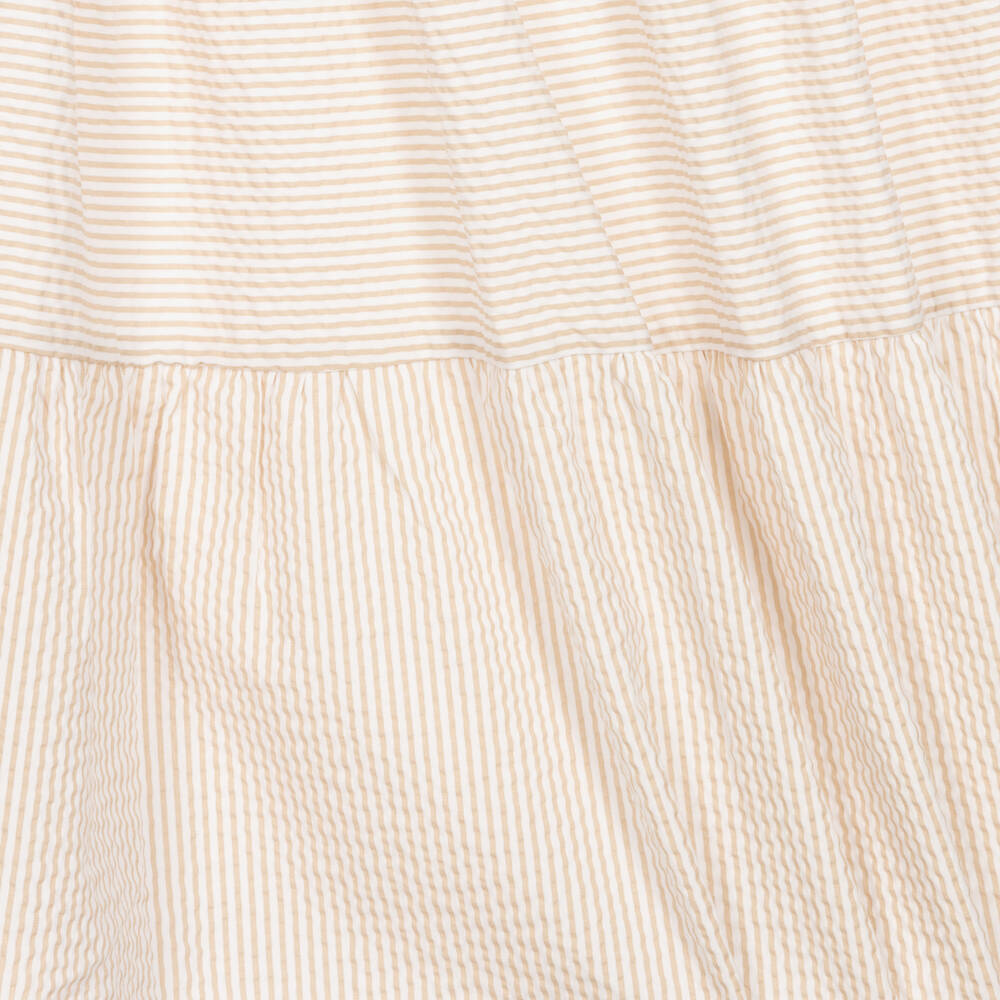 iDO Для младших-Бежево-белый топ и юбка в полоску | Childrensalon Outlet