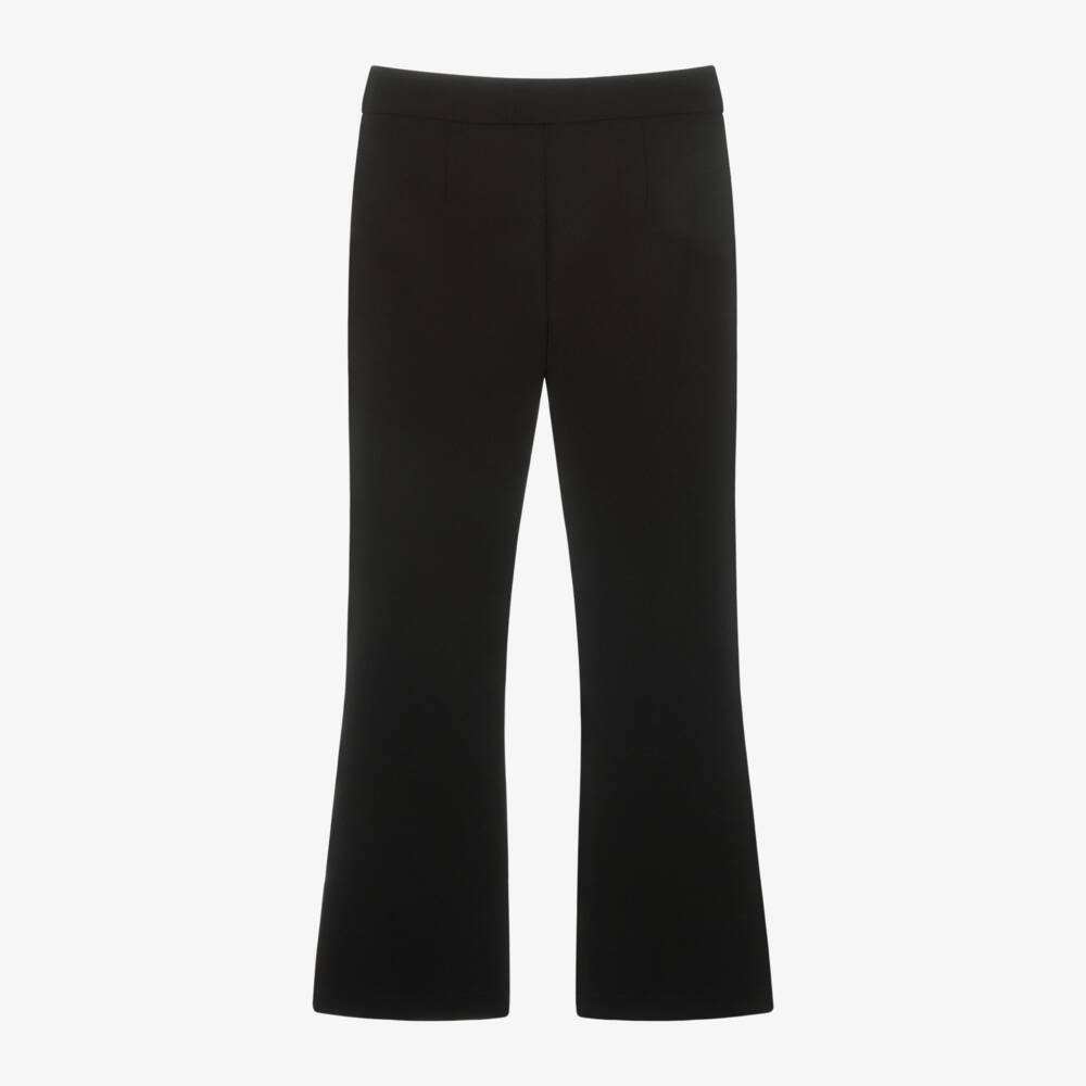 iDO Для младших-Girls Black Chain Accent Trousers | Childrensalon Outlet