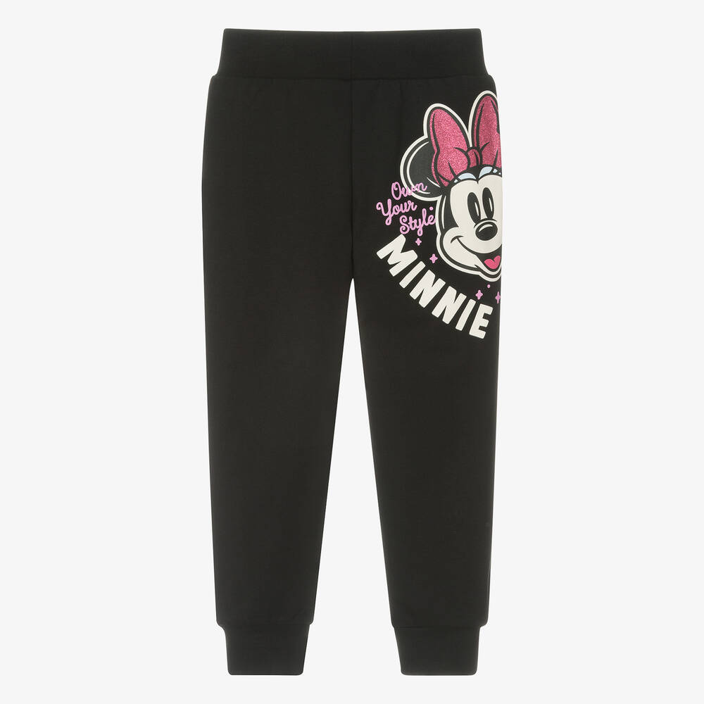 Baby girl black and white sweatpants hot sale