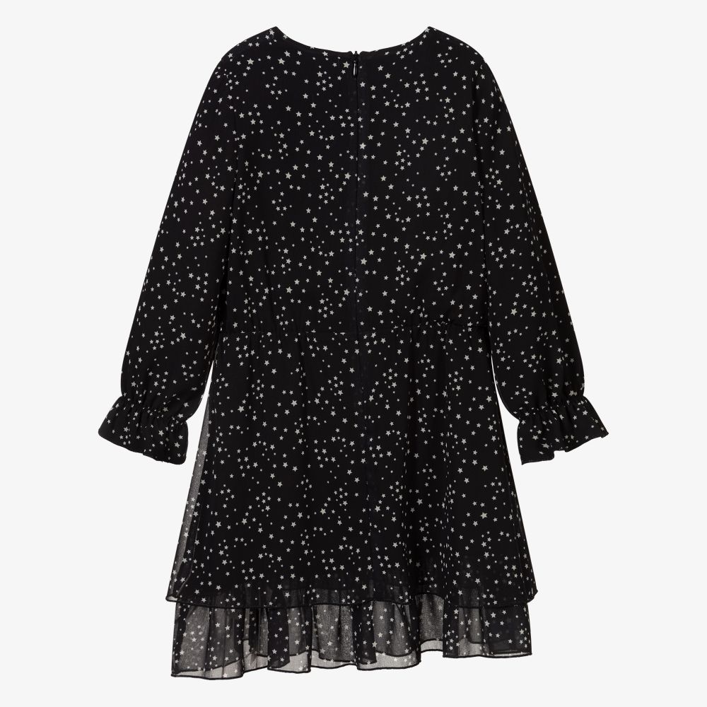 iDO Junior-Girls Black Dress & Necklace | Childrensalon Outlet