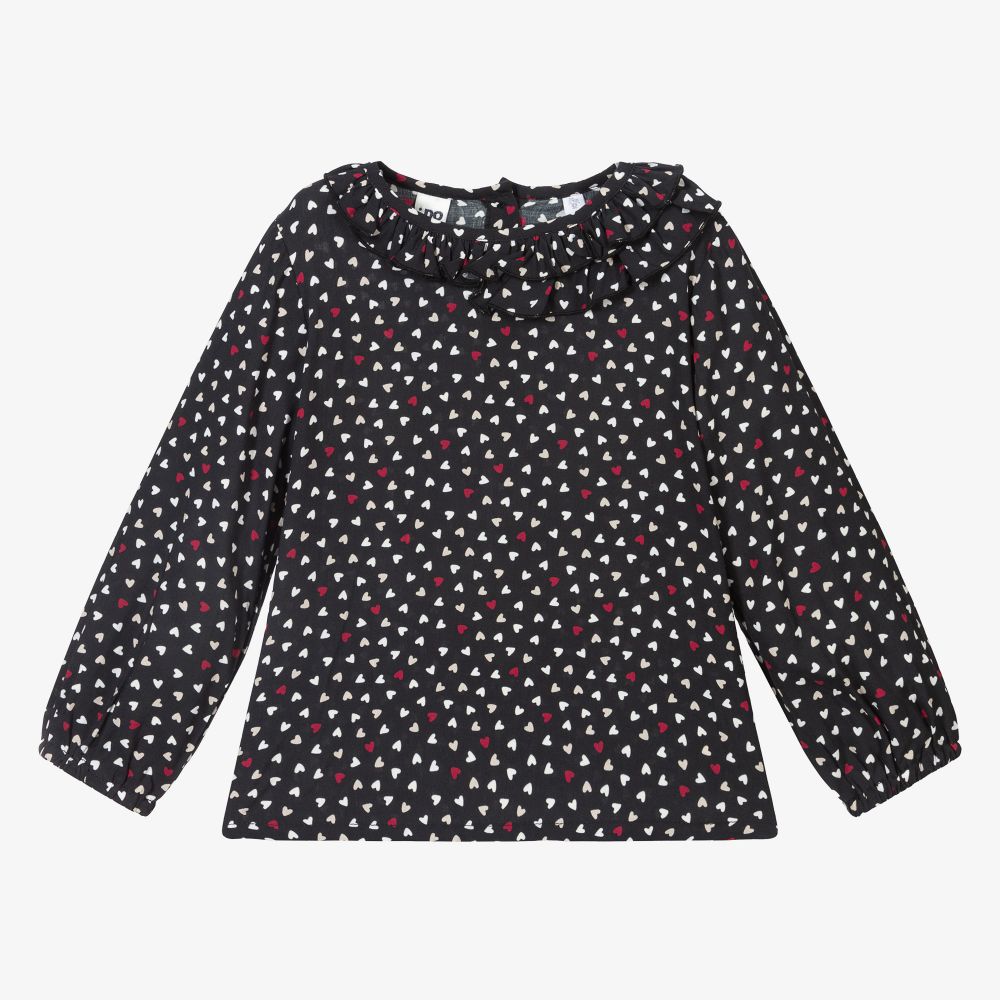 Black blouse for girls outlet