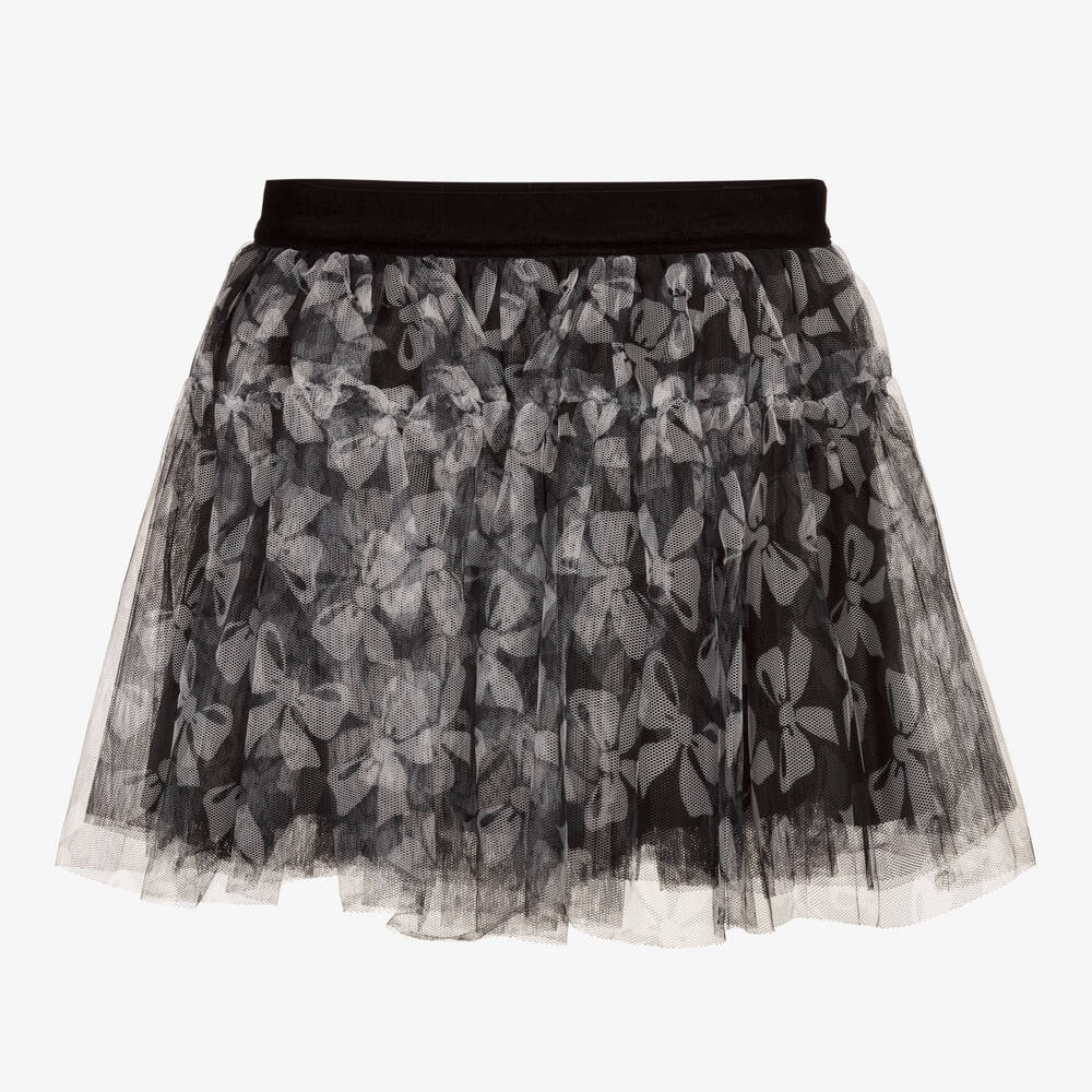 iDO Baby - Girls Black Hearts Tutu Skirt | Childrensalon