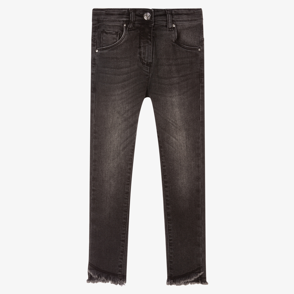 iDO Junior - Jean slim noir en denim Fille | Childrensalon