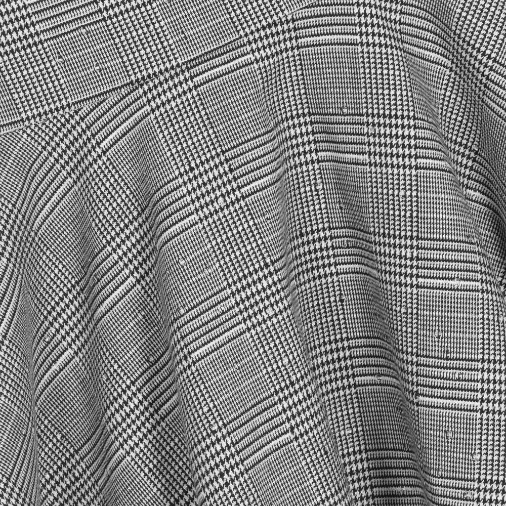 iDO Baby-فستان مزيج فيسكوز كاروهات لون أسود وأبيض | Childrensalon Outlet